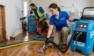 Emergency water damage restoration service in Greensboro, NC